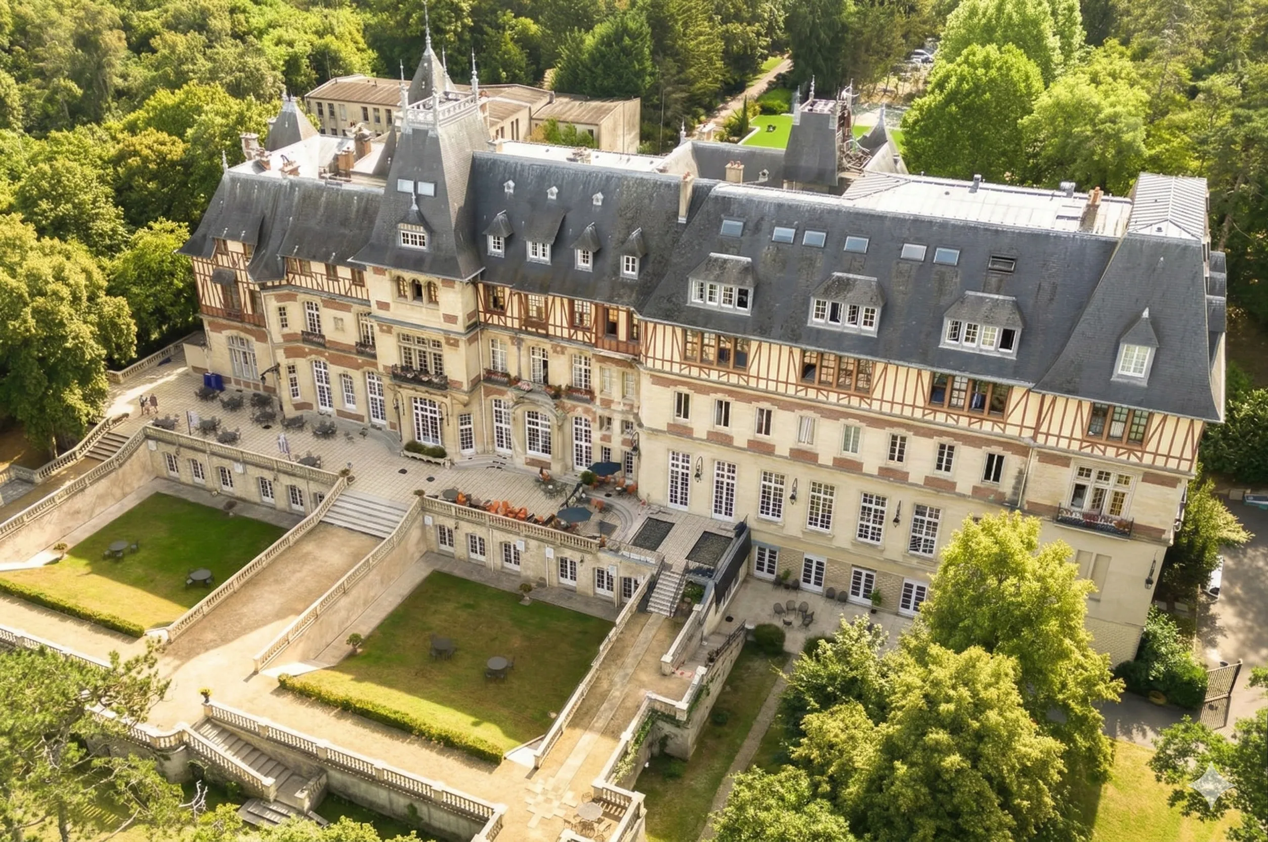 Grand Château de style Anglo-Normand à Chantilly - Séminaire entreprise Chantilly (60)